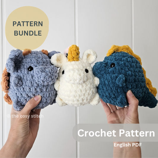 Chubby Magical Buddies (Crochet Pattern Bundle)