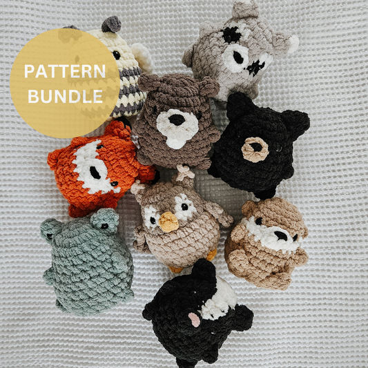 Chubby Woodland Buddies (Crochet Pattern Bundle)