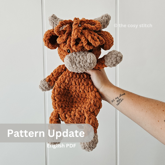 Updated Hicks the Highland Snuggler (Crochet Pattern)