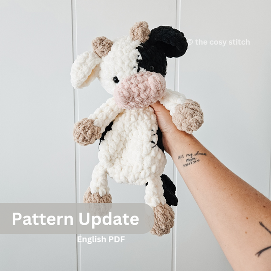 Updated Millie the MooMoo Snuggler (Crochet Pattern)