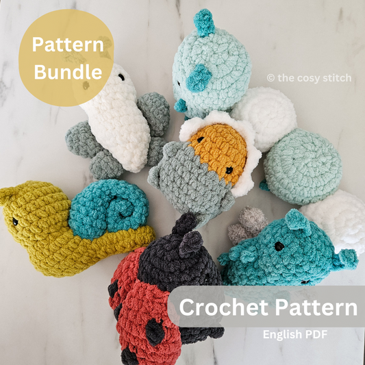 Chubby Garden Buddies (Crochet Pattern Bundle)