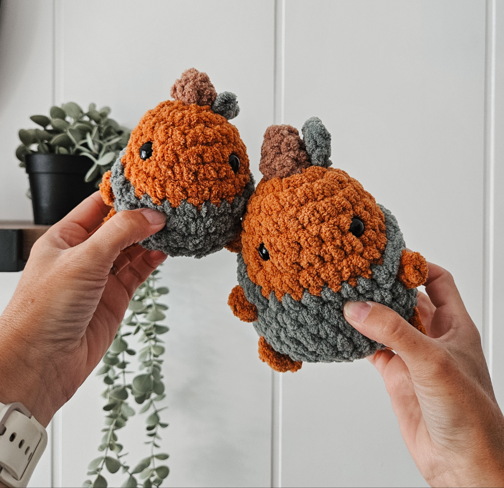 Pumpkin Boy Chubby Mini Buddy (Crochet Pattern)