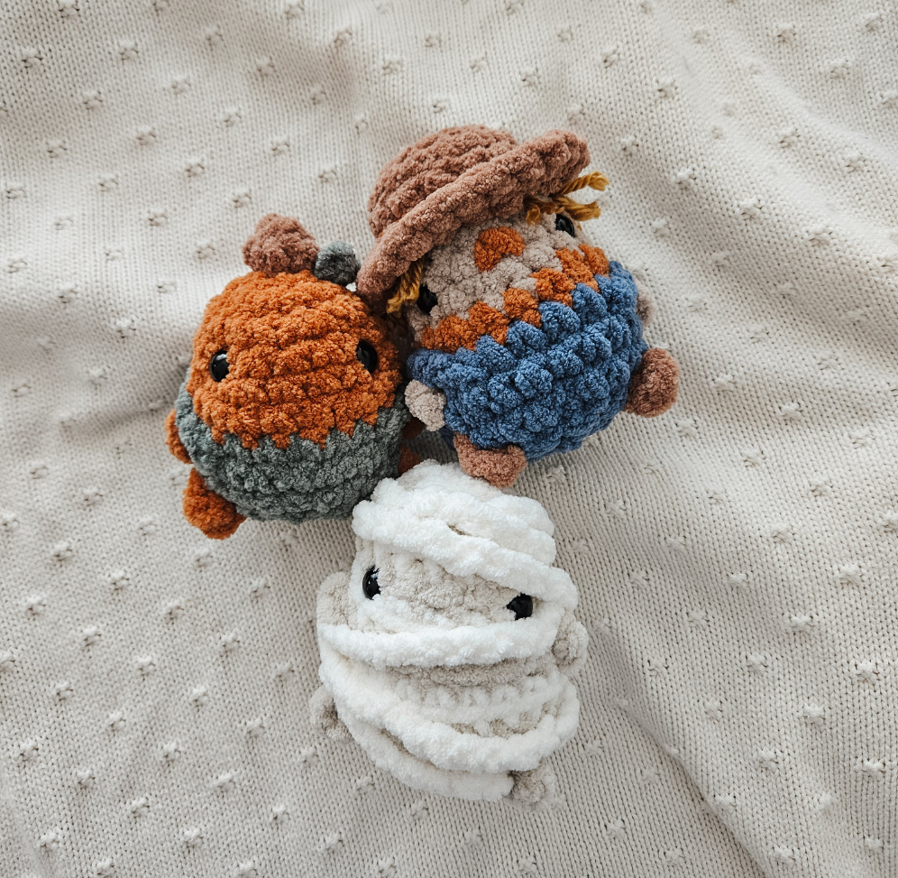 Boo Chubby Mini Buddies (Crochet Pattern Bundle)