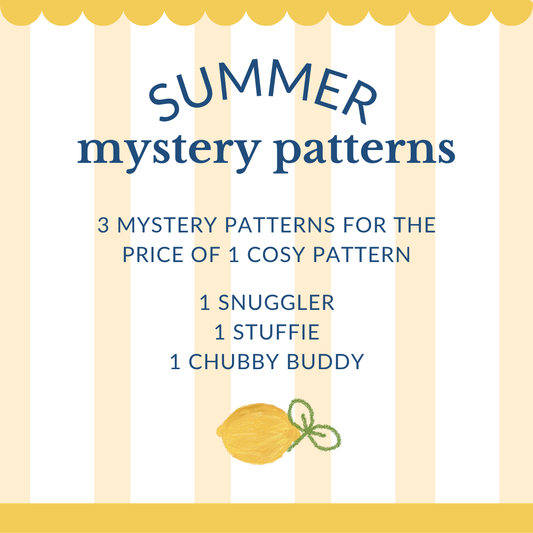 SUMMER MYSTERY LISTING: 3 Mystery Patterns for the Price of 1 *see description*