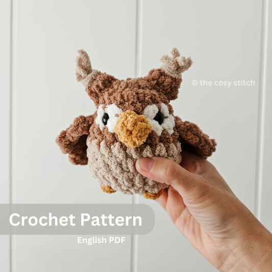 Owl Chubby MINI Buddy (Crochet Pattern)