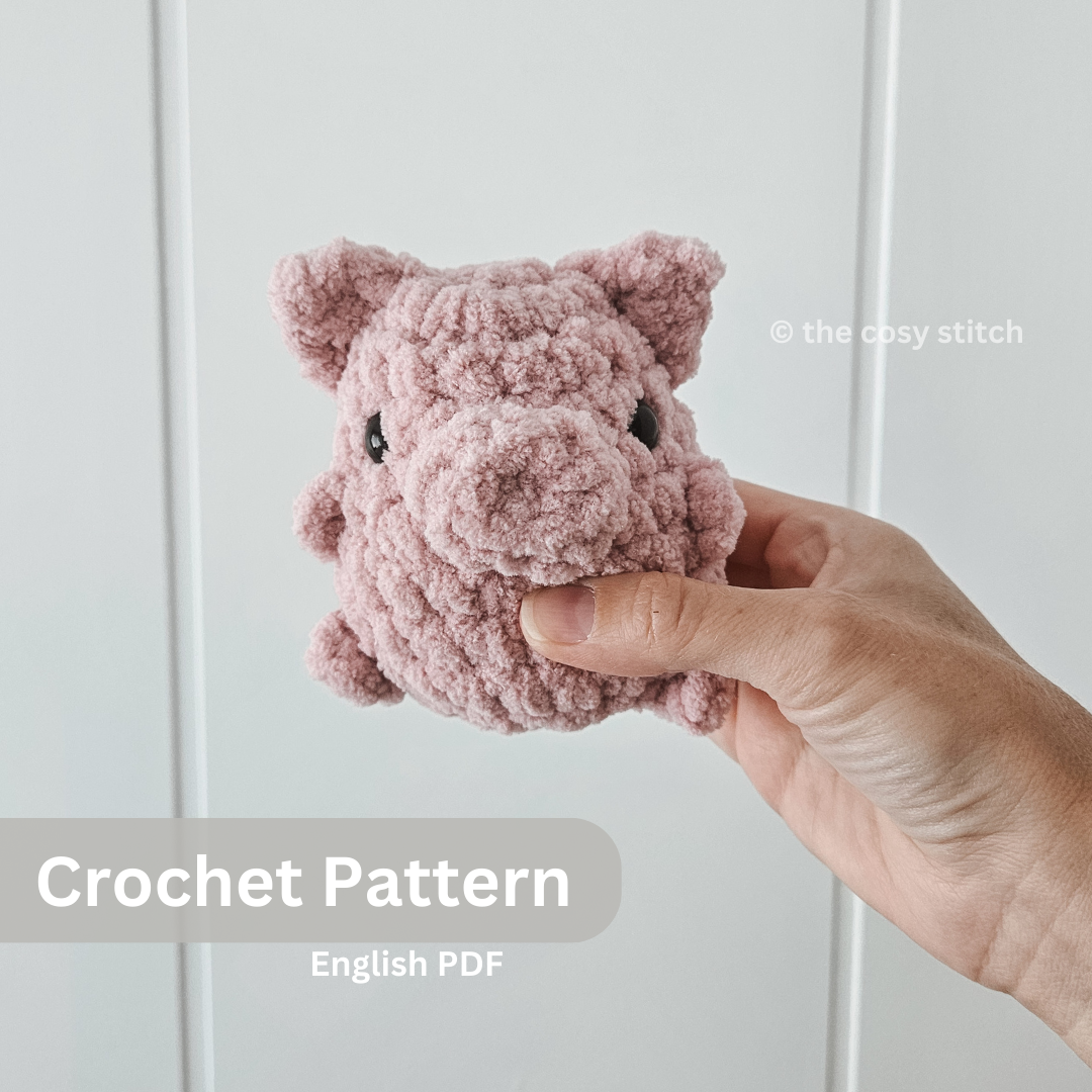 Pig Chubby MINI Buddy (Crochet Pattern)