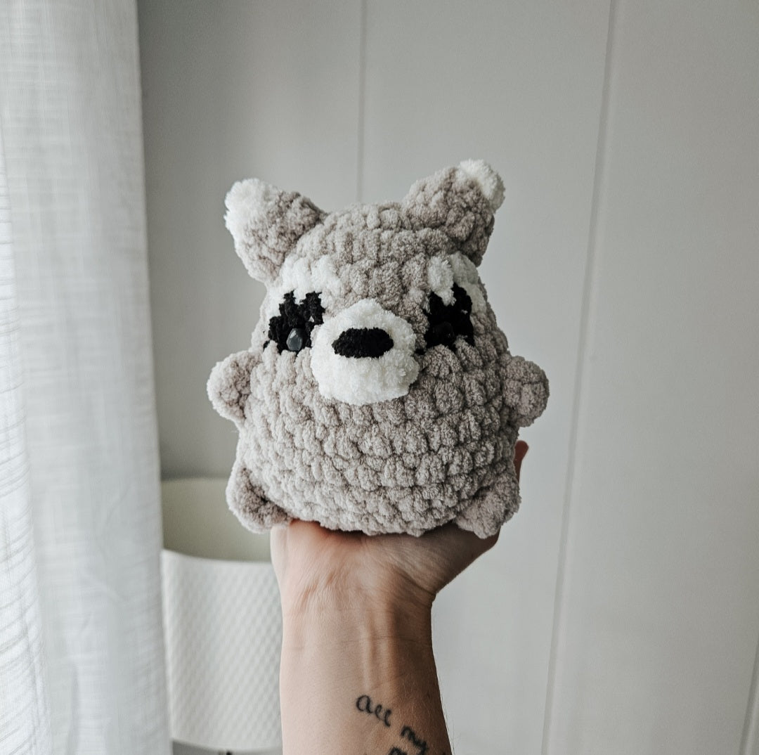 Raccoon Chubby Buddy (Crochet Pattern)