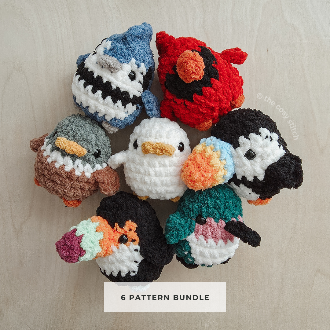Mini Birdie Chubby Buddies (Crochet Bundle)