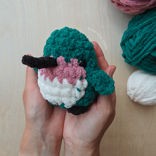 Hummingbird Chubby Mini Buddy (Crochet Pattern)