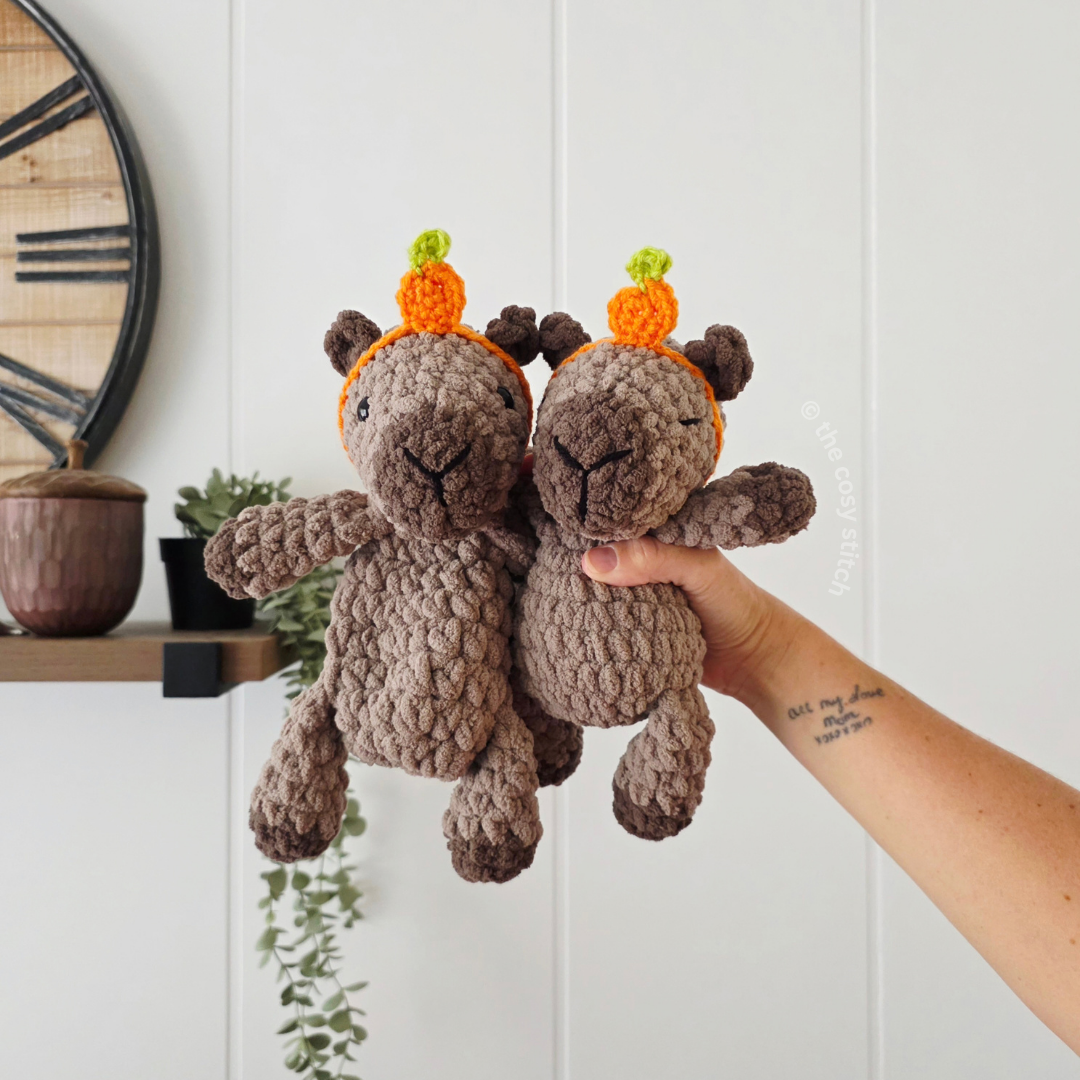 Clemie the Capybara Mini Patterns BUNDLE