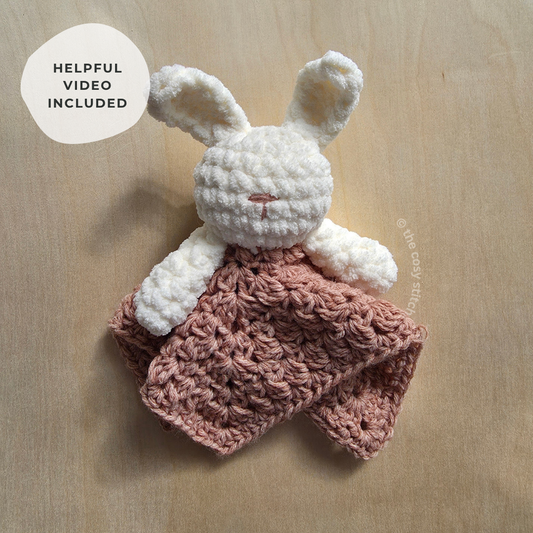 Bunny Granny Triangle Lovey (Crochet Pattern)