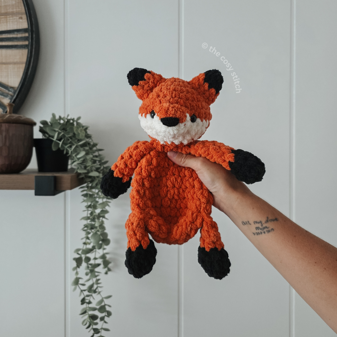 Fergus the Fox Snuggler (Crochet Pattern)