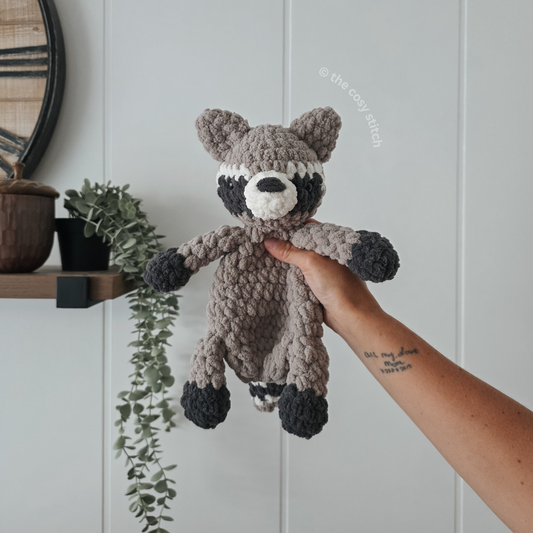 Ranger the Raccoon Snuggler (Crochet Pattern)
