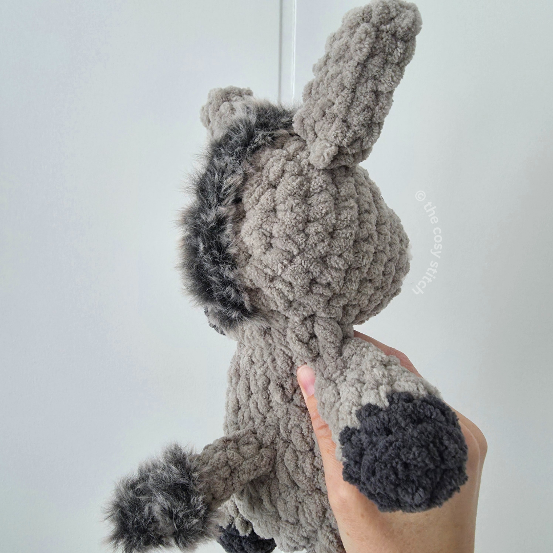 Dutton the Donkey Mini Snuggler (Crochet Pattern)