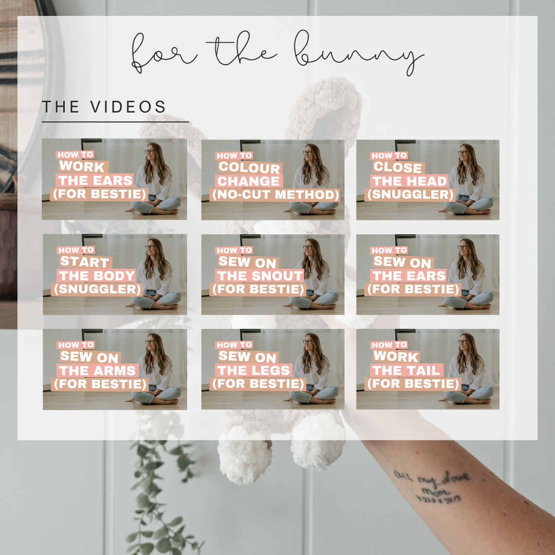 Bestie the Bunny Mini Lovey (Crochet Pattern)