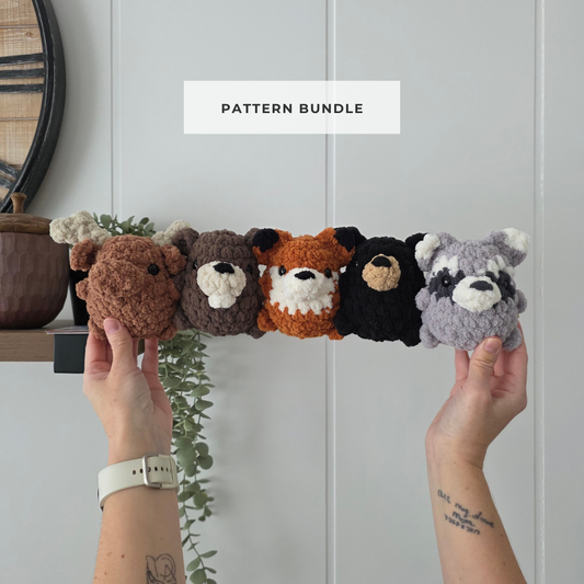 Mini Chubby Woodland Buddies (Pattern Bundle)