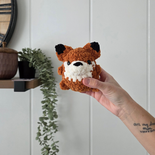 Mini Fox Chubby Woodland Buddy (Crochet Pattern)