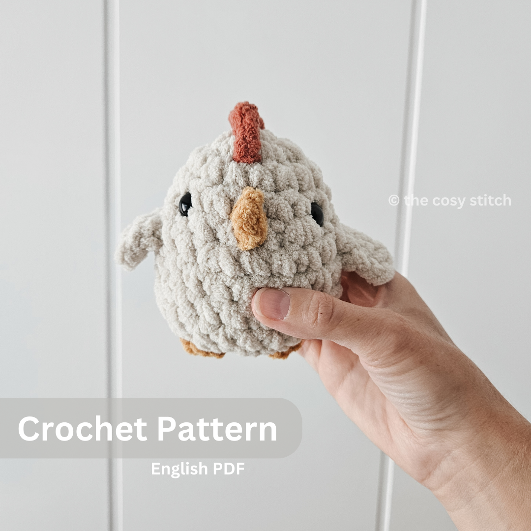 Chicken Chubby MINI Buddy (Crochet Pattern) – The Cosy Stitch
