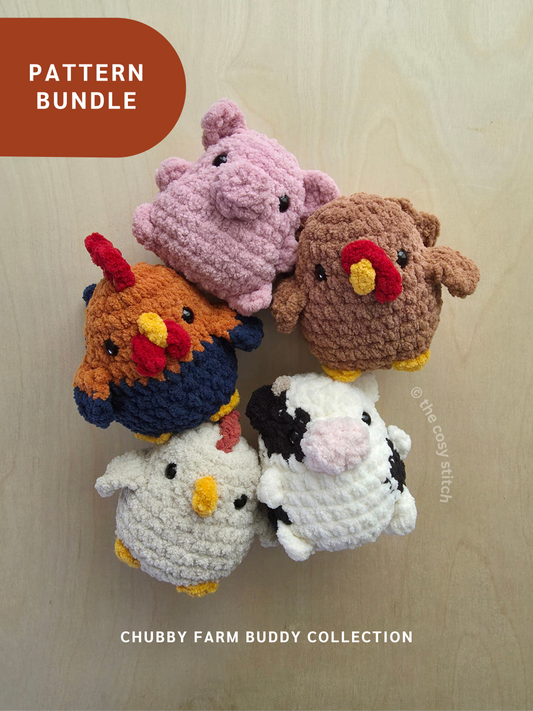 Chubby Farm Buddies Pattern BUNDLE