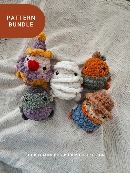 Boo Chubby Mini Buddies Pattern Bundle
