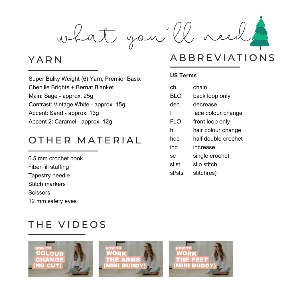 Elf Chubby Mini Buddy (Crochet Pattern)