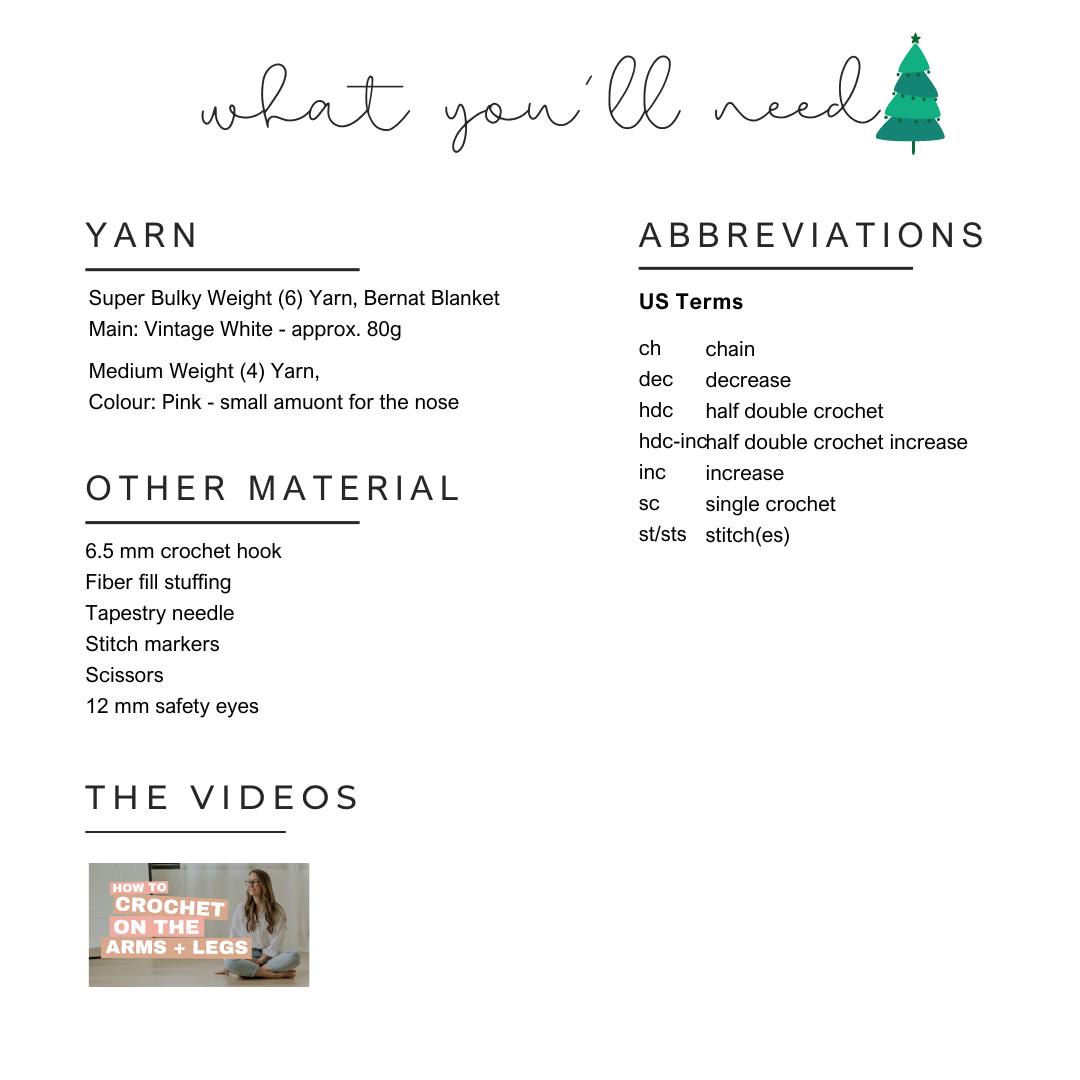 Bundle: Merry the Mouse Snuggler + Stuffie + Crochet Pixie Hat (Crochet Pattern)