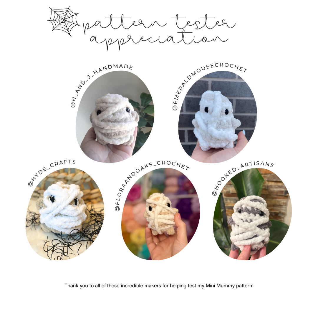 Mummy Chubby Mini Buddy (Crochet Pattern)