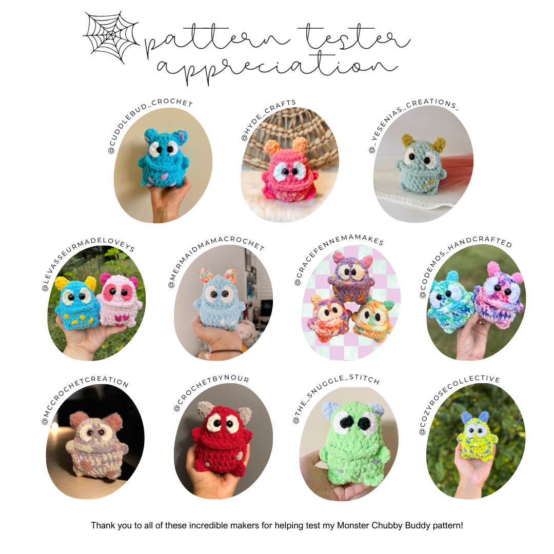Monster Chubby Buddy (Crochet Pattern)