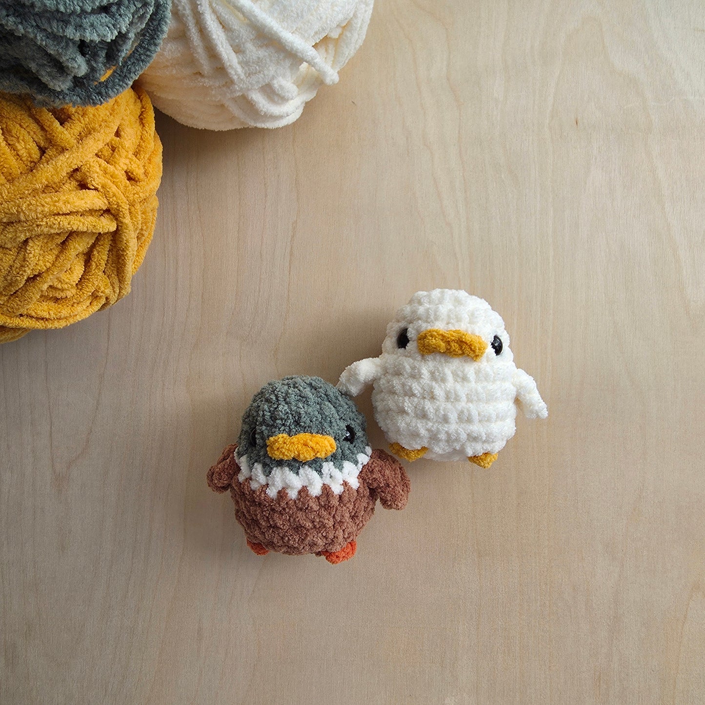 Duck/Mallard Chubby Mini Buddy (Crochet Pattern)