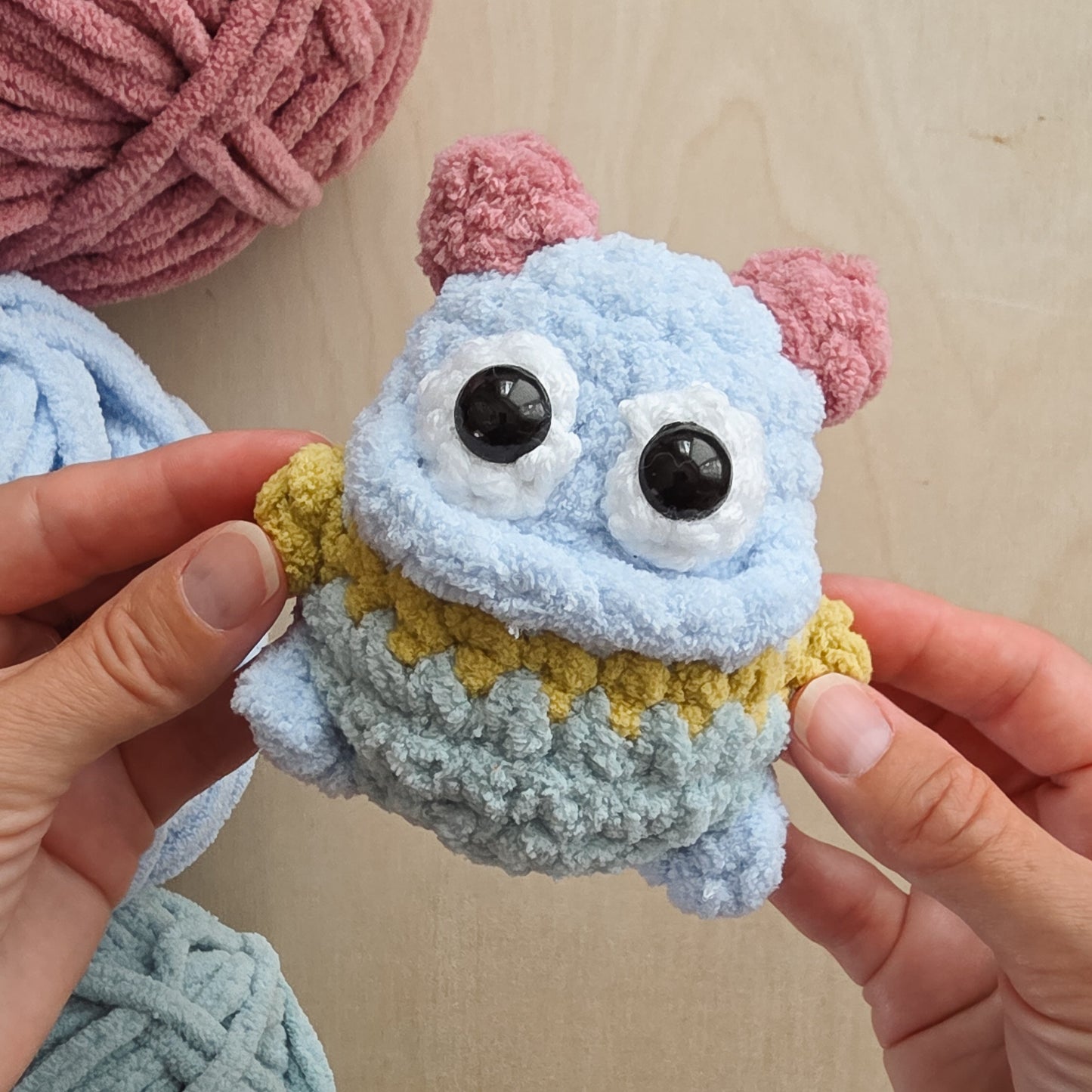 Monster Chubby Mini Buddy (Crochet Pattern)