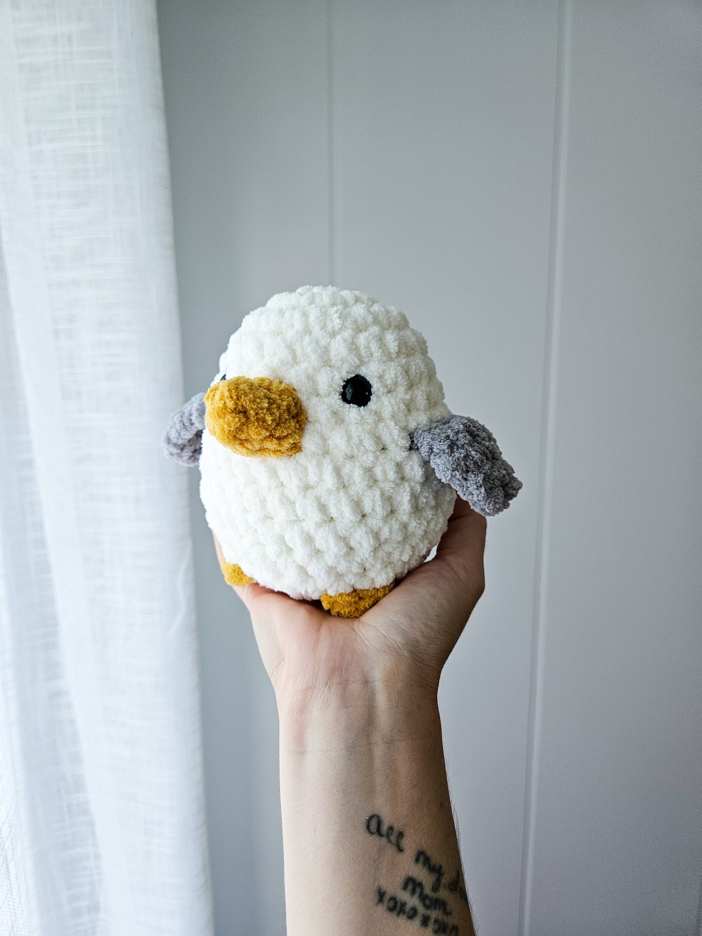 Pelican Chubby Buddy *and bonus Seagull Chubby Buddy* (Crochet Pattern)