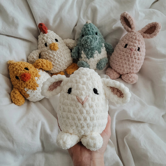 Lamb Egg Friend (Crochet Pattern)