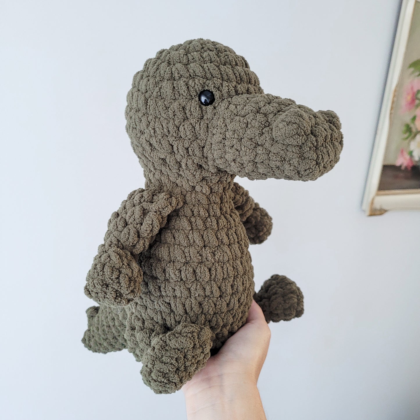 Archie the Alligator Stuffie (Crochet Pattern)