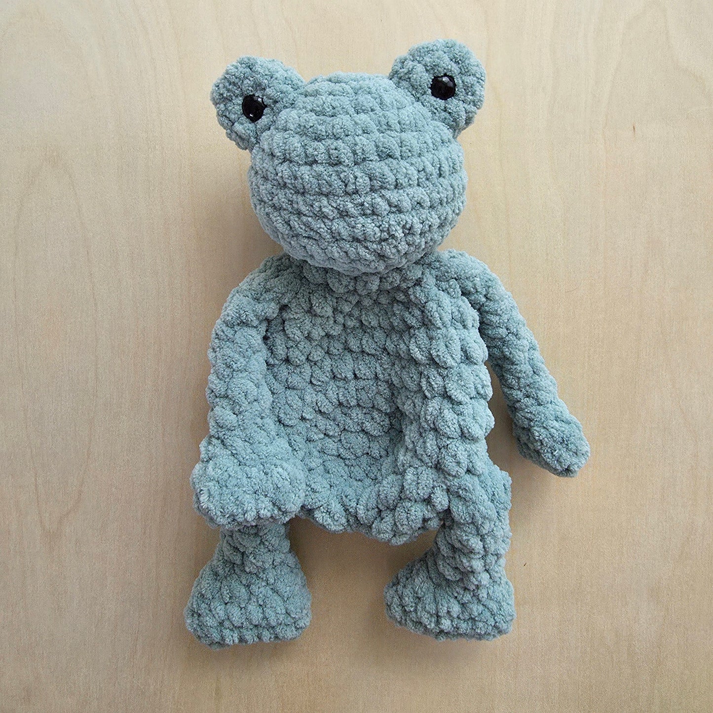Frankie the Frog Snuggler (Crochet Pattern)