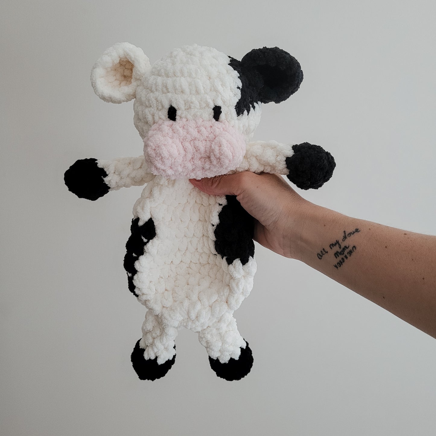 Updated Millie the MooMoo Snuggler (Crochet Pattern)