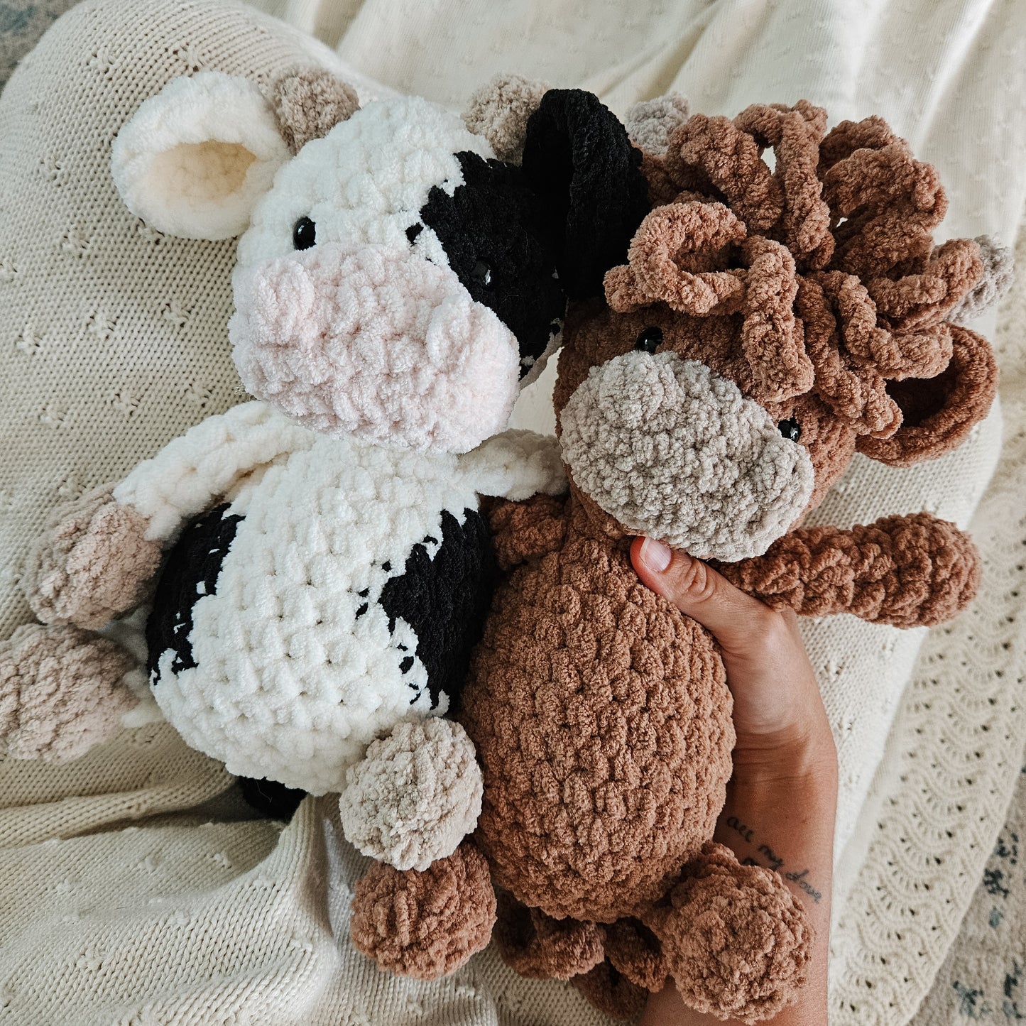 Updated Millie the MooMoo Stuffie (Crochet Pattern)