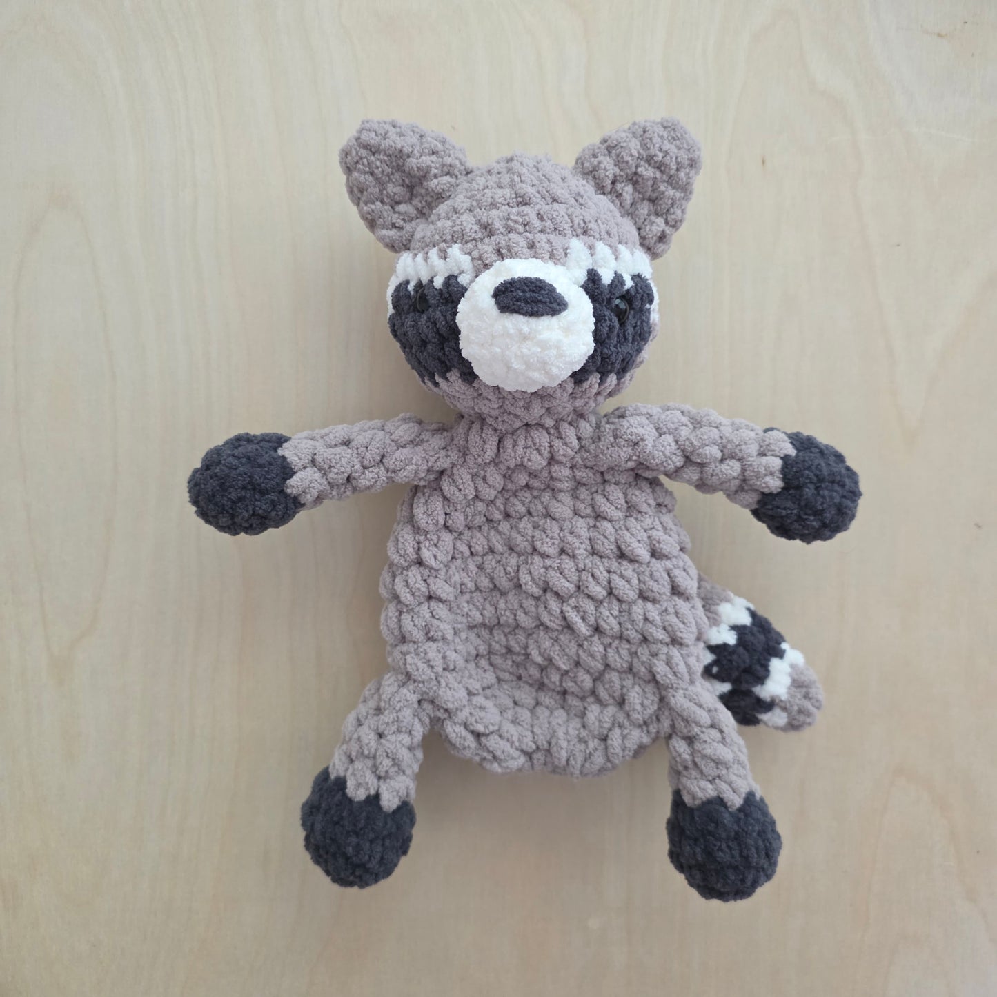 Ranger the Raccoon Snuggler (Crochet Pattern)