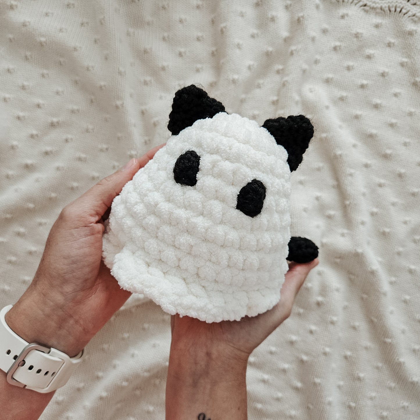 Ghost Cat Boy Chubby Buddy (Crochet Pattern)