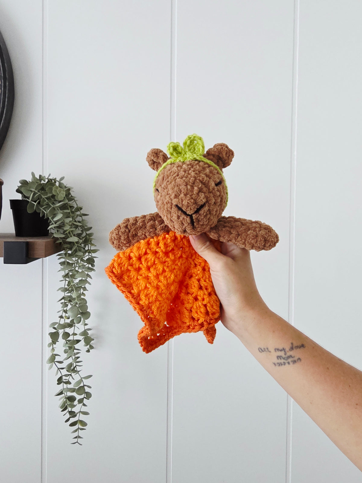 Clemie the Capybara Mini Snuggler Pattern