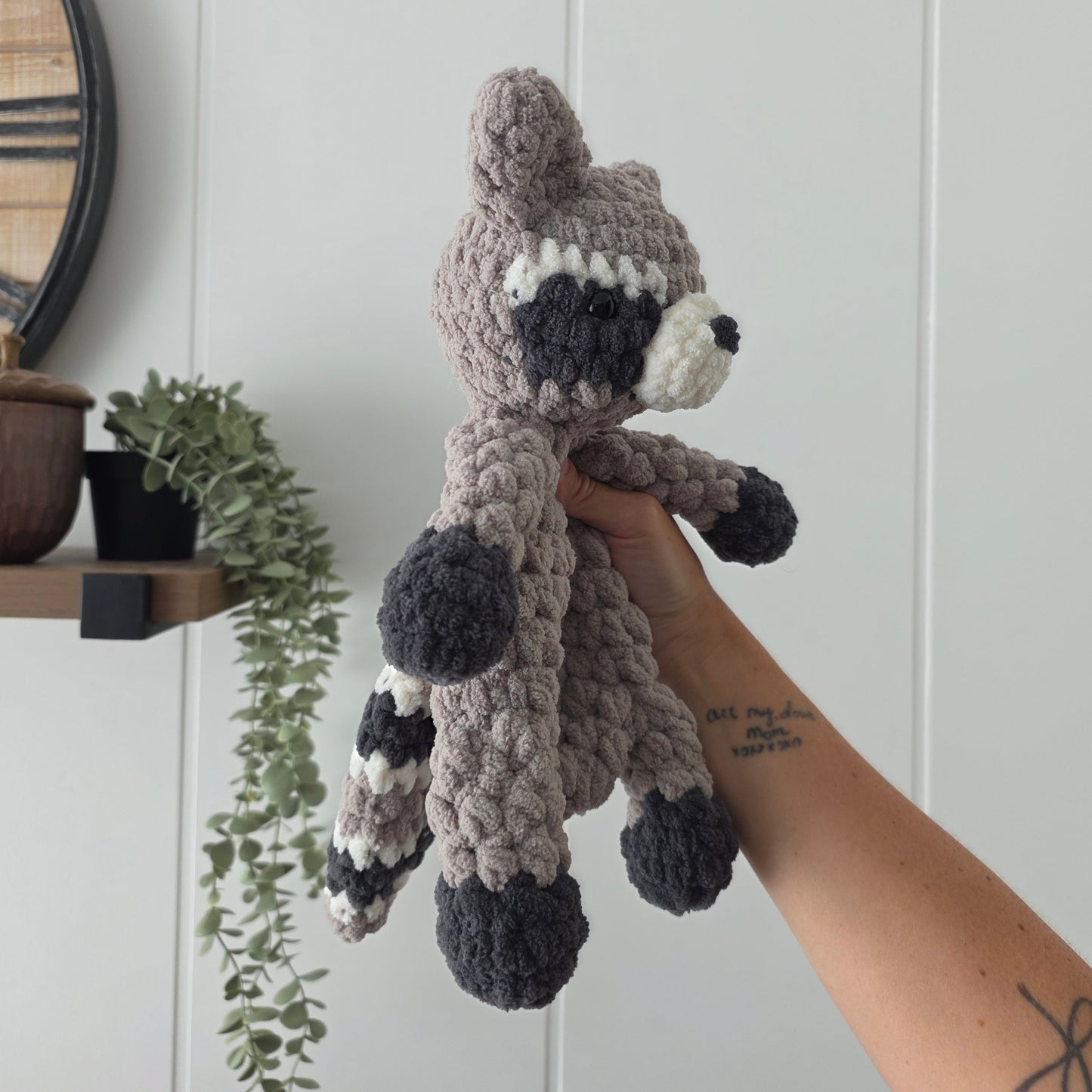 Ranger the Raccoon Snuggler (Crochet Pattern)