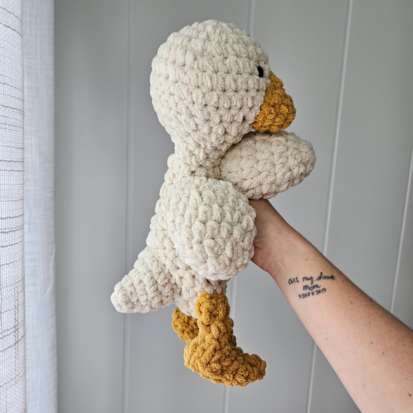 Updated Derbie the Duck Snuggler (Crochet Pattern)