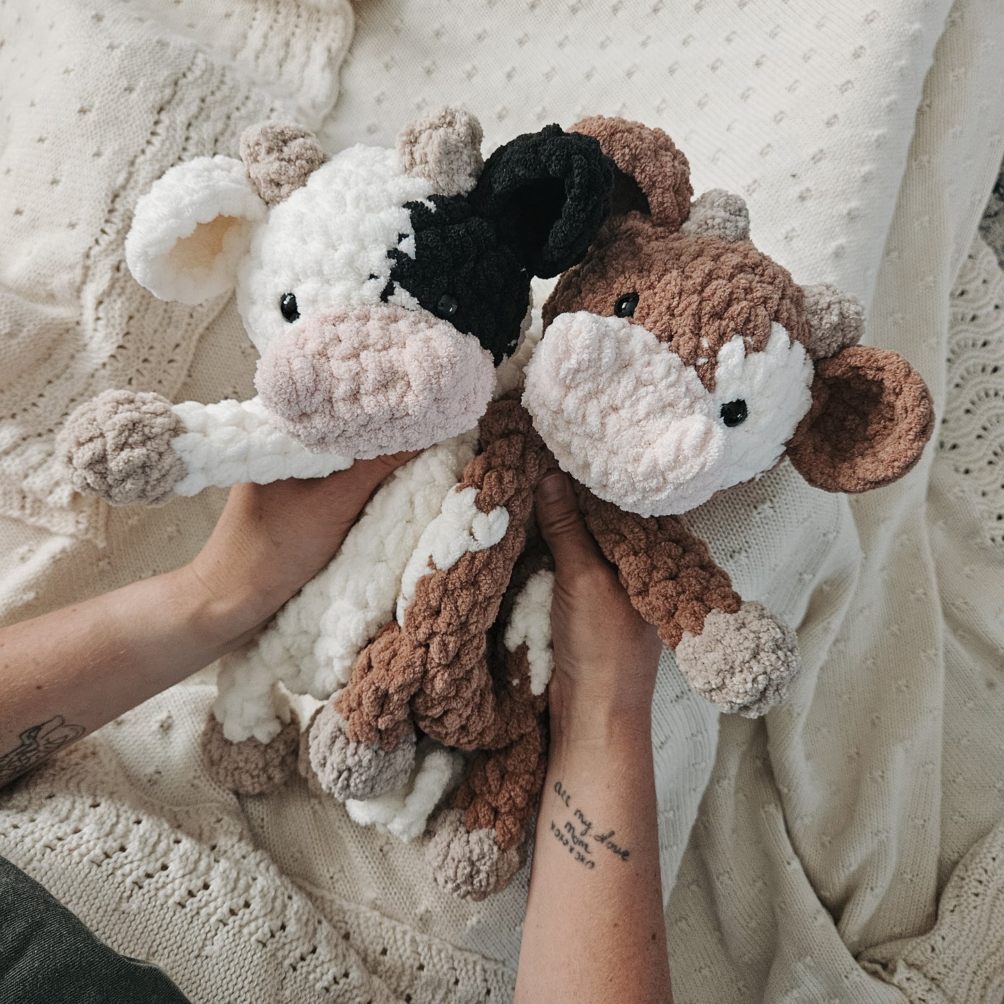 Updated Millie the MooMoo Snuggler (Crochet Pattern)